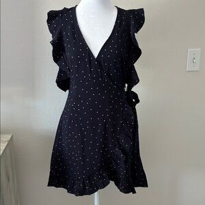 Navy Wrap dress